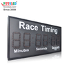 PUUSLED Red LED Time Clock 7 Segments Number Digital Poster 99 Minute Timer Sign for Outdoor School Sports Games