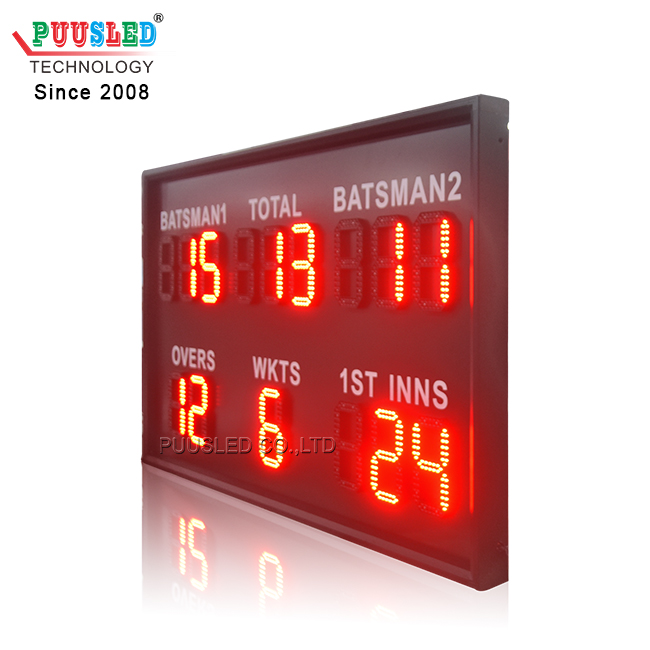 Outdoor LED Digital Cricket Scoreboard Customizable LED Sports Score Display for Cricket Games Supploed by Original Manufacturer