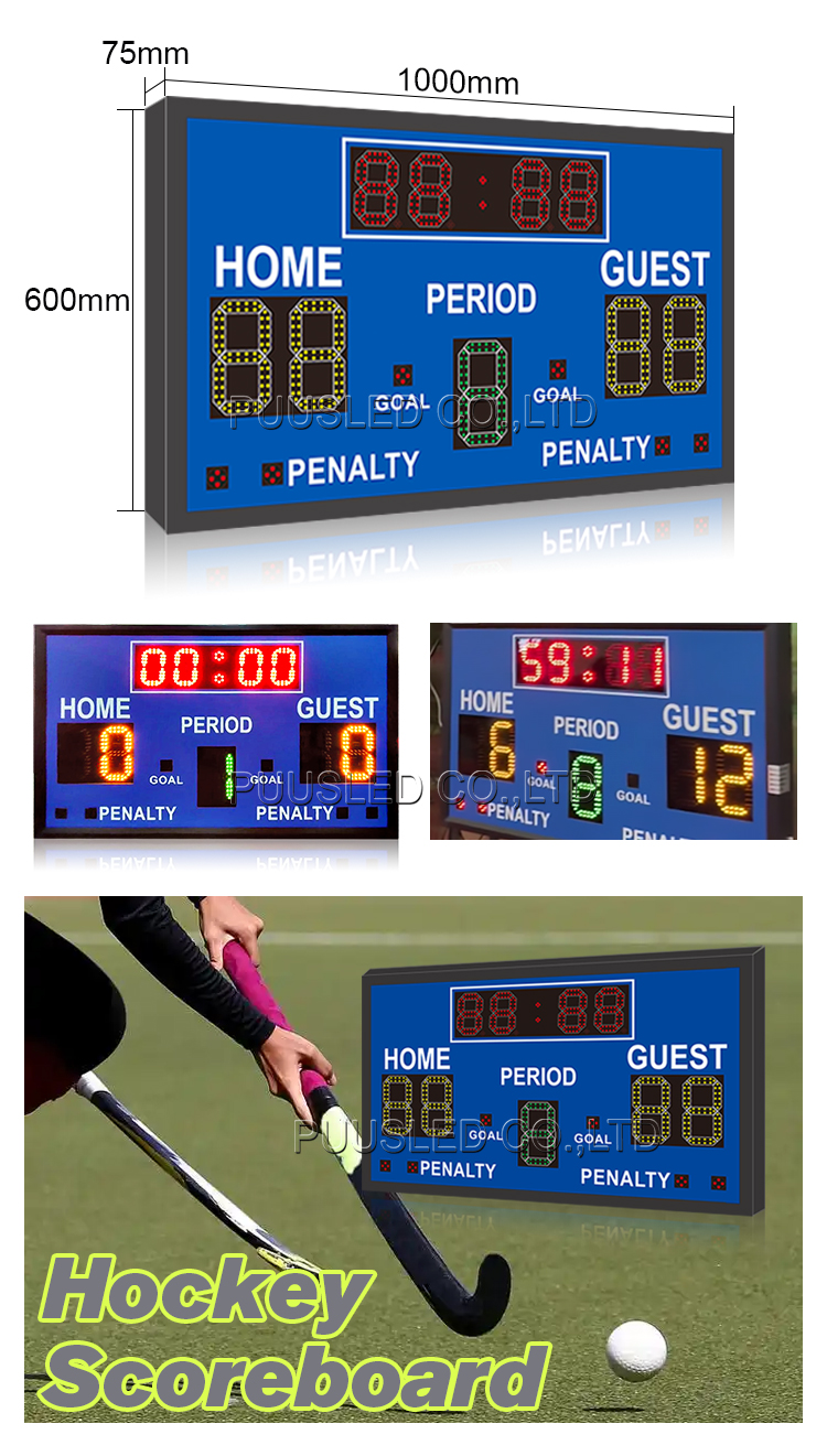 LED hockey scoreboard