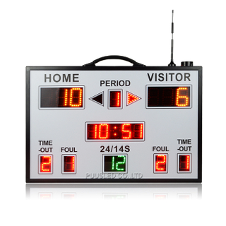 Small Size LED Portable Basketball Scoreboard For Basketball Matches