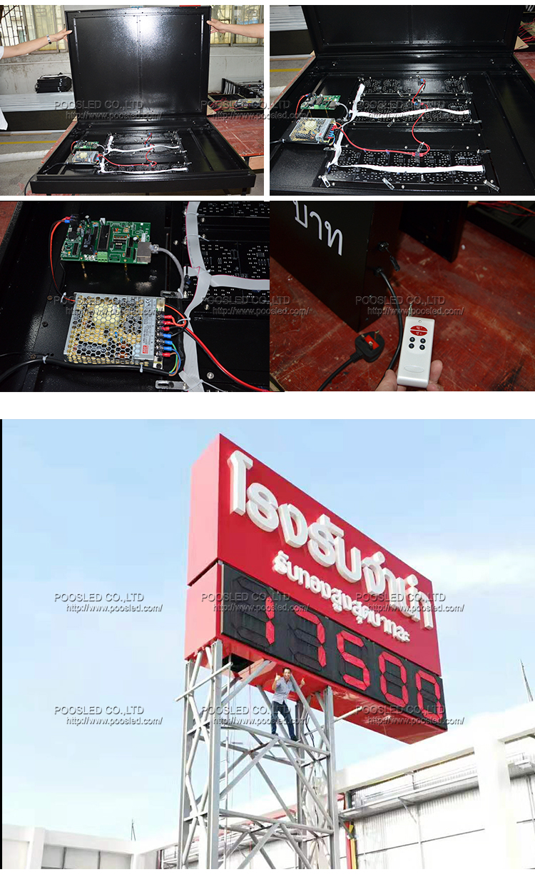 LED golde price sign