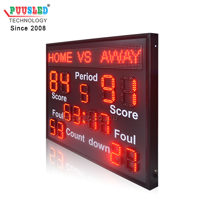 popular outdoor led electronic soccer scoreboard led scoreboard sign for football game