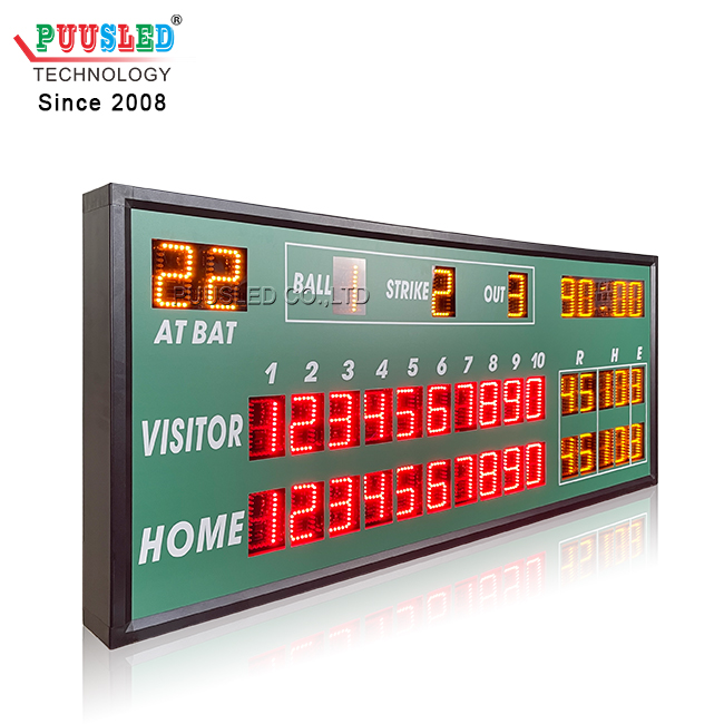 Mimi LED sport scoreboard gametime display outdoor play sports scoreboard led scoreboard led baseball scoreboards for sale