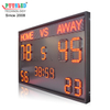 Outdoor Waterproof Red Color Led Digital Scoreboard HOME AWAY LED Football Scoreboard for Sport Games