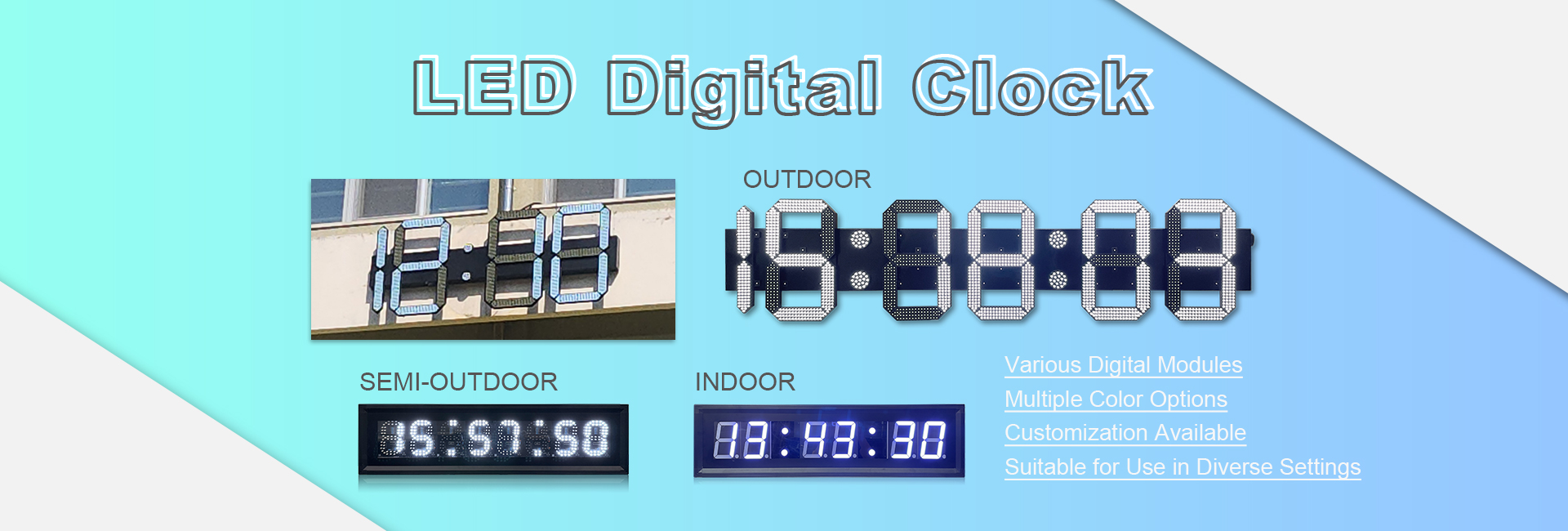 LED Time and Temp Sign