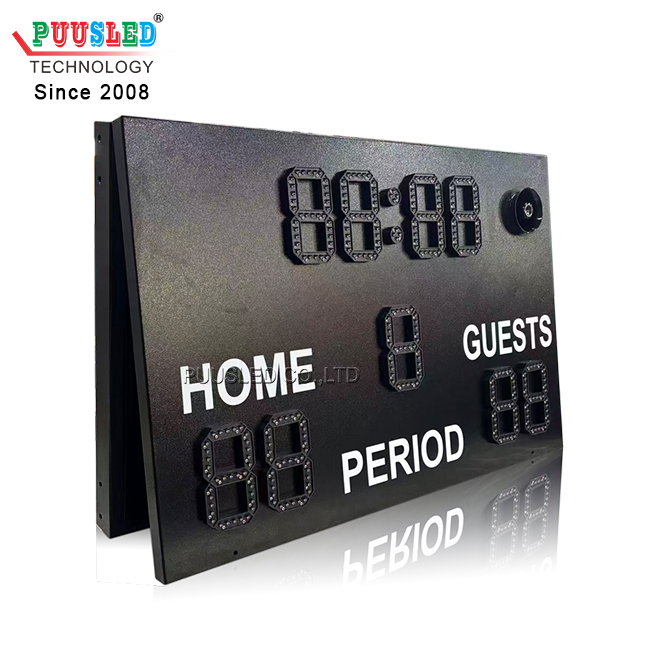 Outdoor LED Electronic Soccer Scoreboard Digital Display IP65 Rated LED Football Scoreboard for Sports Game Sign