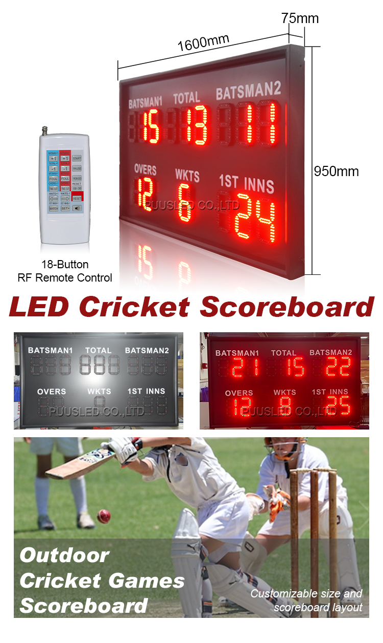 LED CRICKET SCOREBOARD
