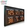 Waterproof Electronic Outdoor Scoreboard Yellow LED Digital Cricket Scoreboard for Cricket Game