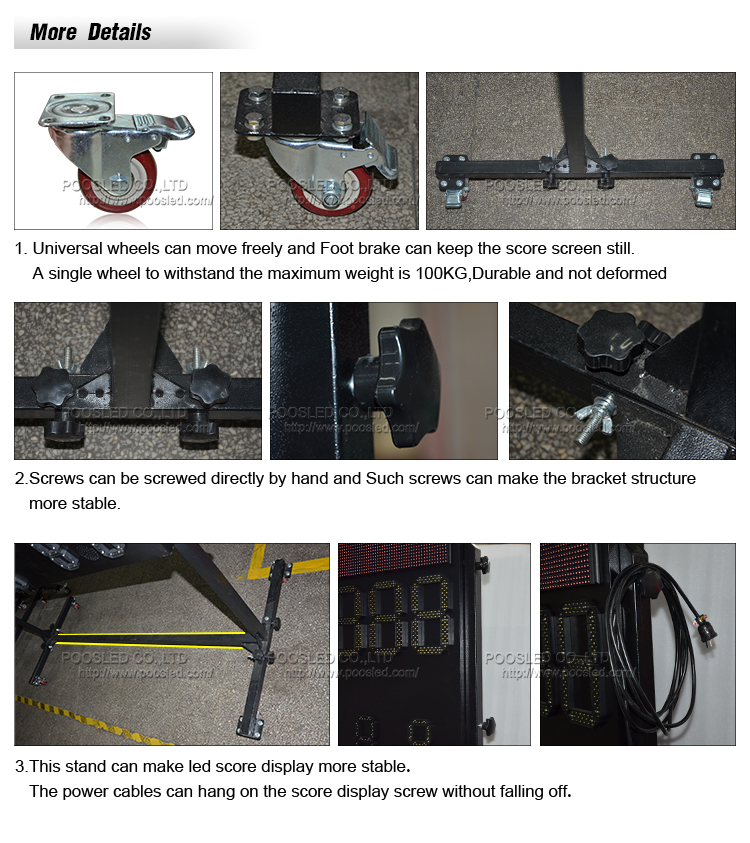 super design led soccer scoreboard