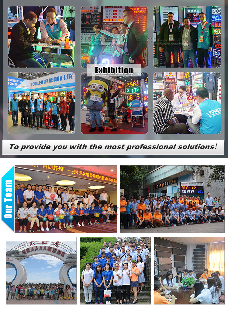 popular long lifetime football match electronic scoreboard