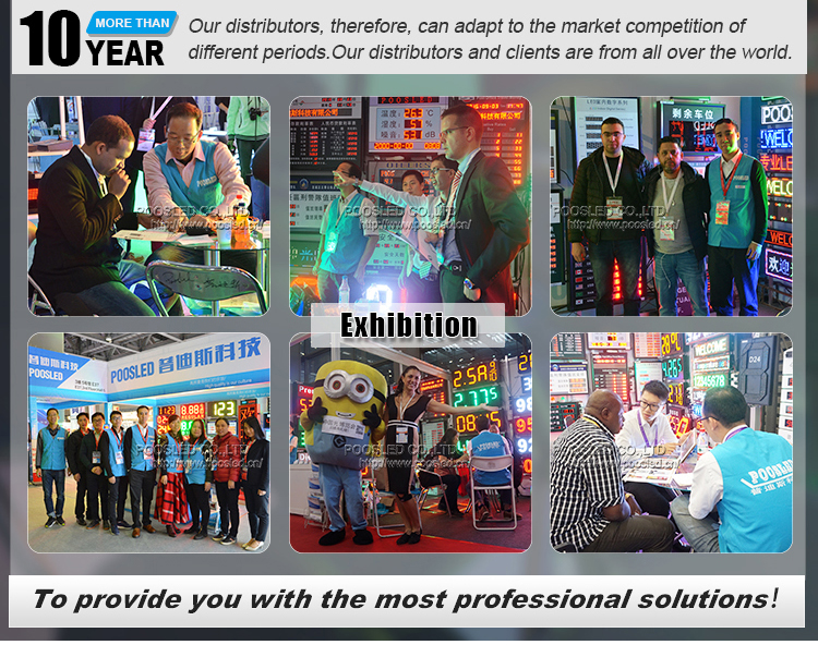 wifi control led gas station sign for gas station