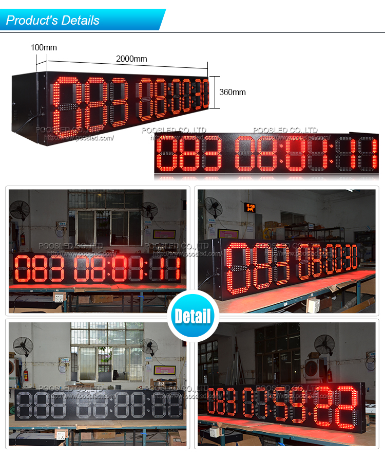 led countdown timer 888 88:88:88