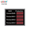 Indoor Factory Led Production Management Board Electronic Led Production Scoreboard