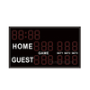 Outdoor tennis player score record sign board LED score record board wireless remote control LED scoreboard for sale