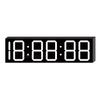 Outdoor Waterproof 7 Segments LED Digital Wall Clock for Airports Exhibition Halls Education Retail Stores Hanging