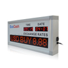 1.0 Inch LED Digital Currency Exchange Rate Board New Design for Indoor Use Airports Banks Retail Stores Featuring Red Display