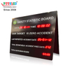 PUUSLED LEDDigit Days Scoreboard Red Color LED Construction Site Production Safety Days Scoreboard Suitable for Factories and Offices