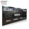 PUUSLED Large Size Electronic Sport Gametime Display Outdoor LED Sports Scoreboard LED Baseball Softball Scoreboards for Sale
