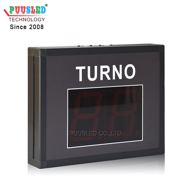 Mini Size Indoor LED Queue Calling System Remote Control LED Digital Calling Display Digital Board